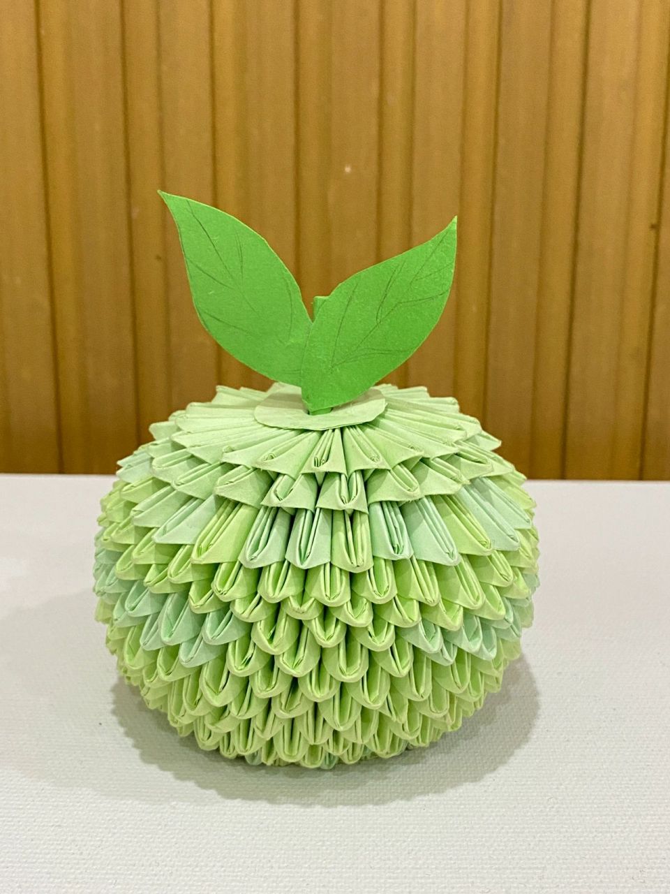 手工折纸【三角插菠萝】🍍 也叫折纸菠萝🍍 折纸菠萝是有很多个小