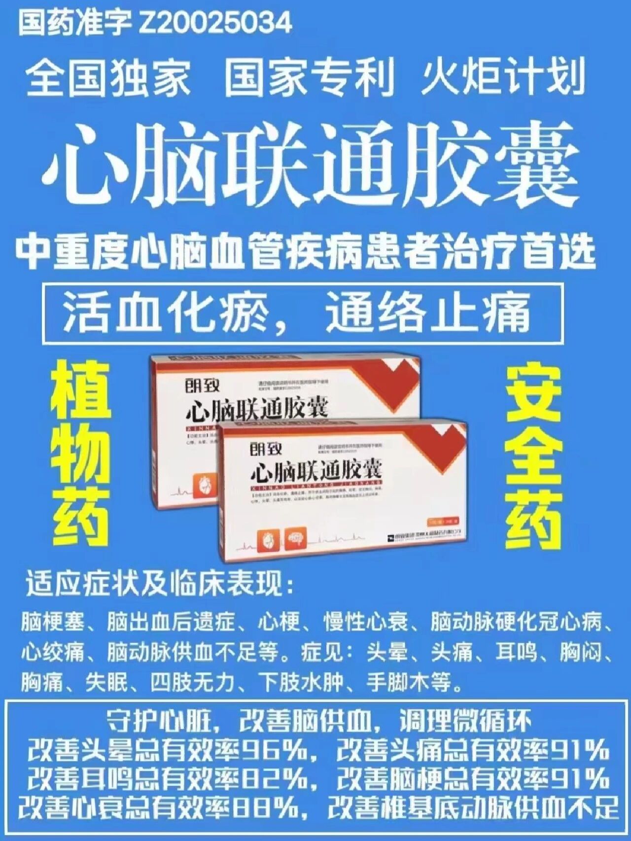 心脑联通胶囊的副作用图片