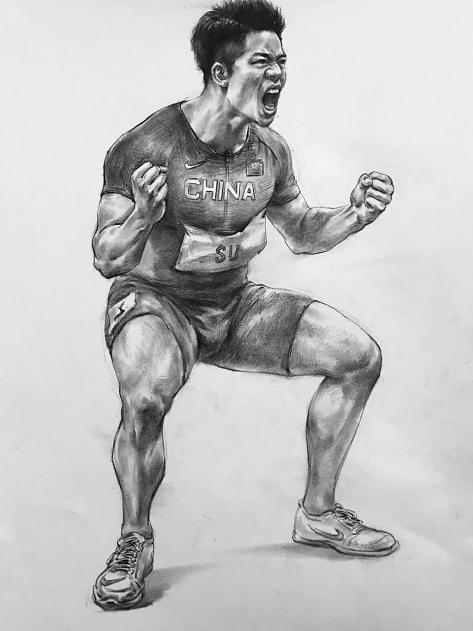 随笔—亚洲飞人苏炳添 速度,力量,坚韧不拔的意志,苏神!