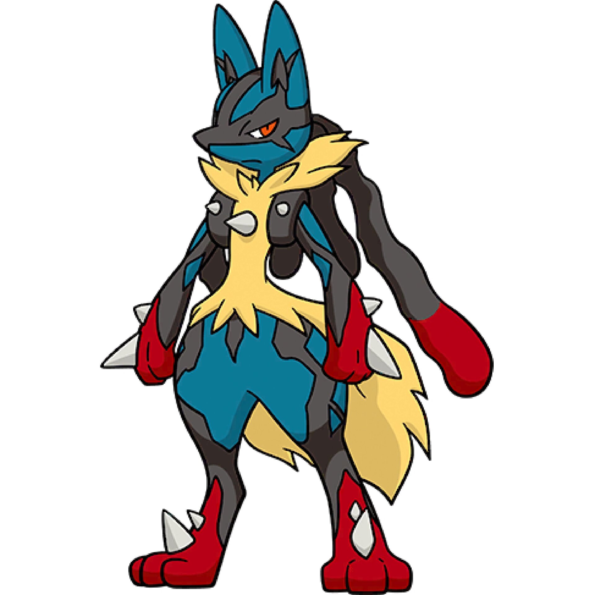 宝可梦图鉴0448:路卡利欧(mega进化