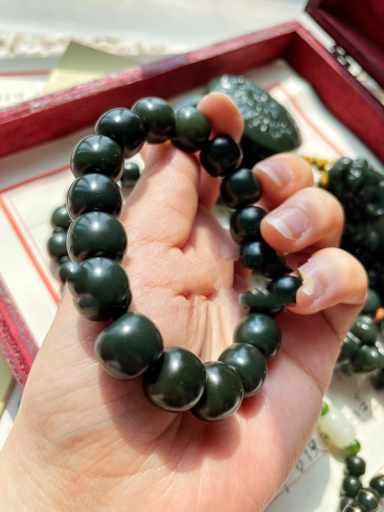 和田玉青玉细料之美