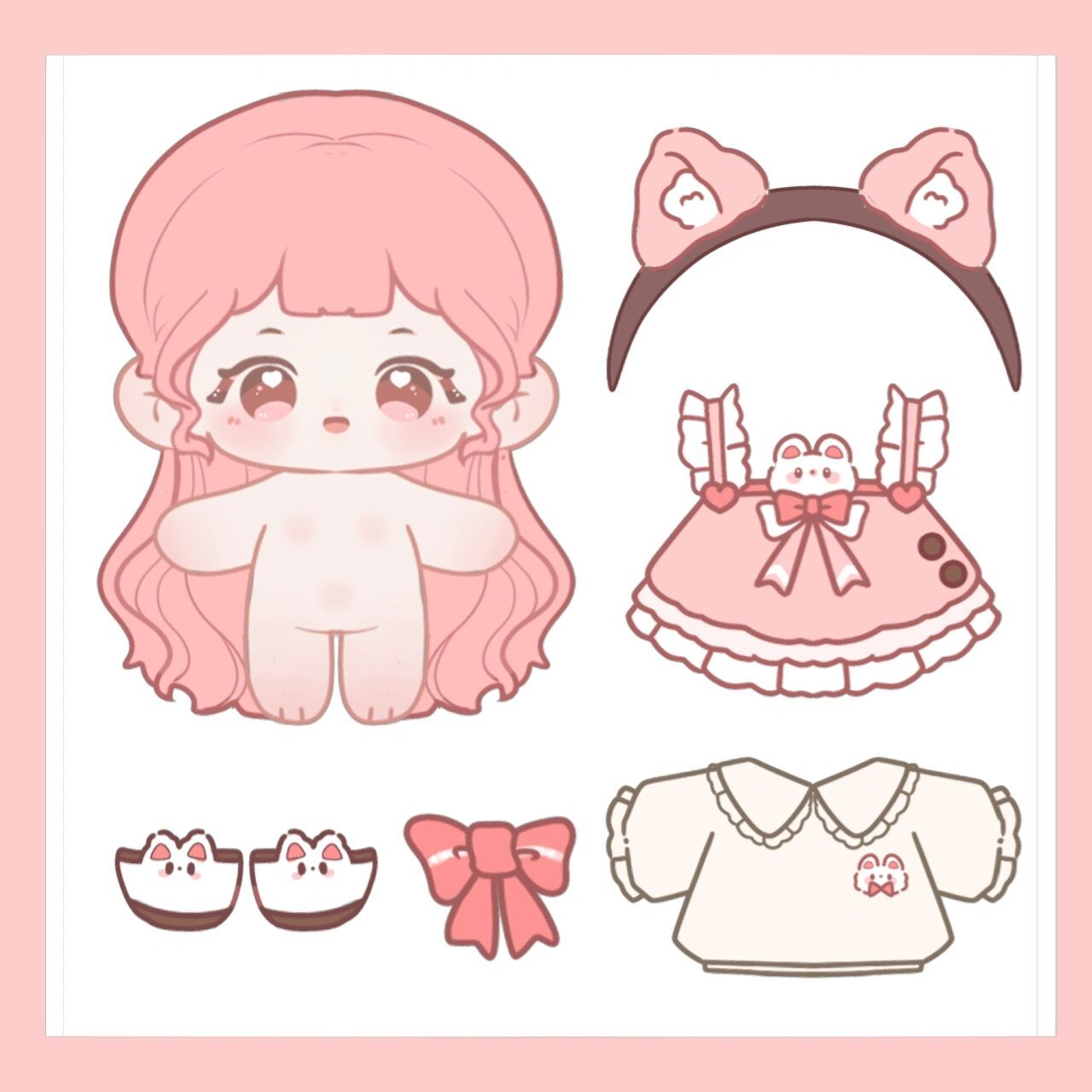 棉花娃娃 (可打印)