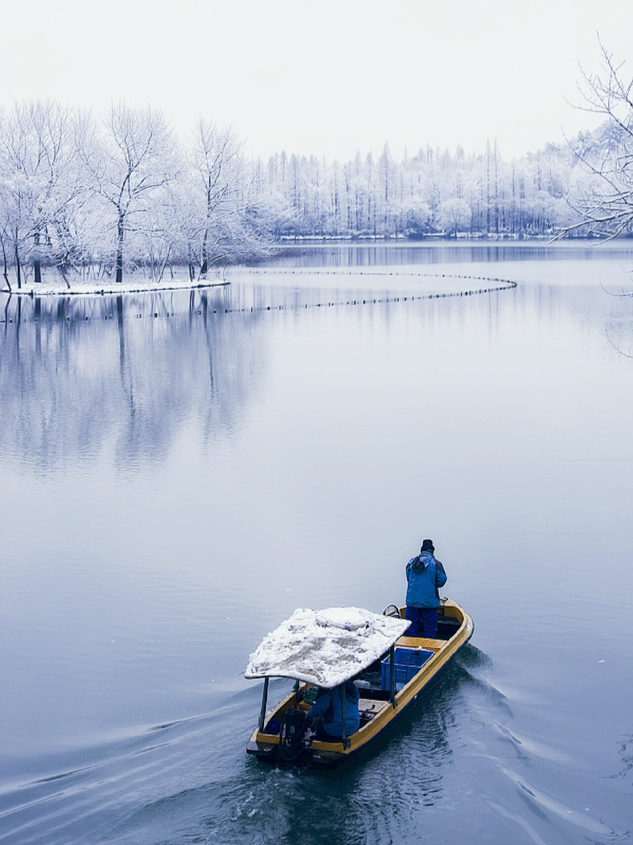 长津湖雪景拍摄地图片