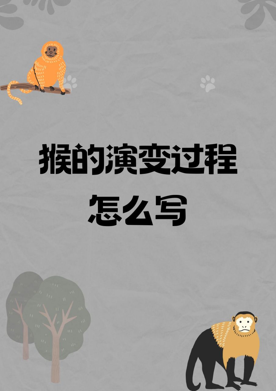 猴的演变过程怎么写 1. 原始猴类在非洲热带丛林中繁衍生息～92 2.