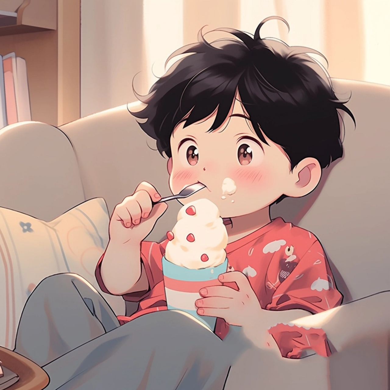 情头|一起吃冰淇淋90 #优质情头# #情头# #情头分享# #情侣头像