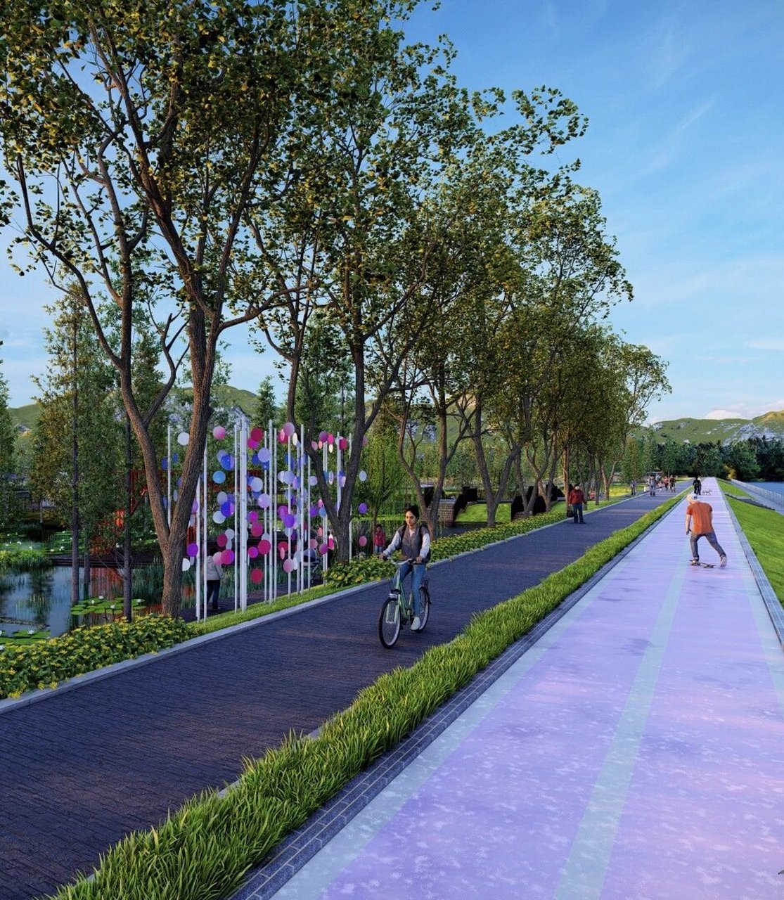 [湿地公园]中山南朗人工湿地 在美的自然山水下为基底,多元的文化元素