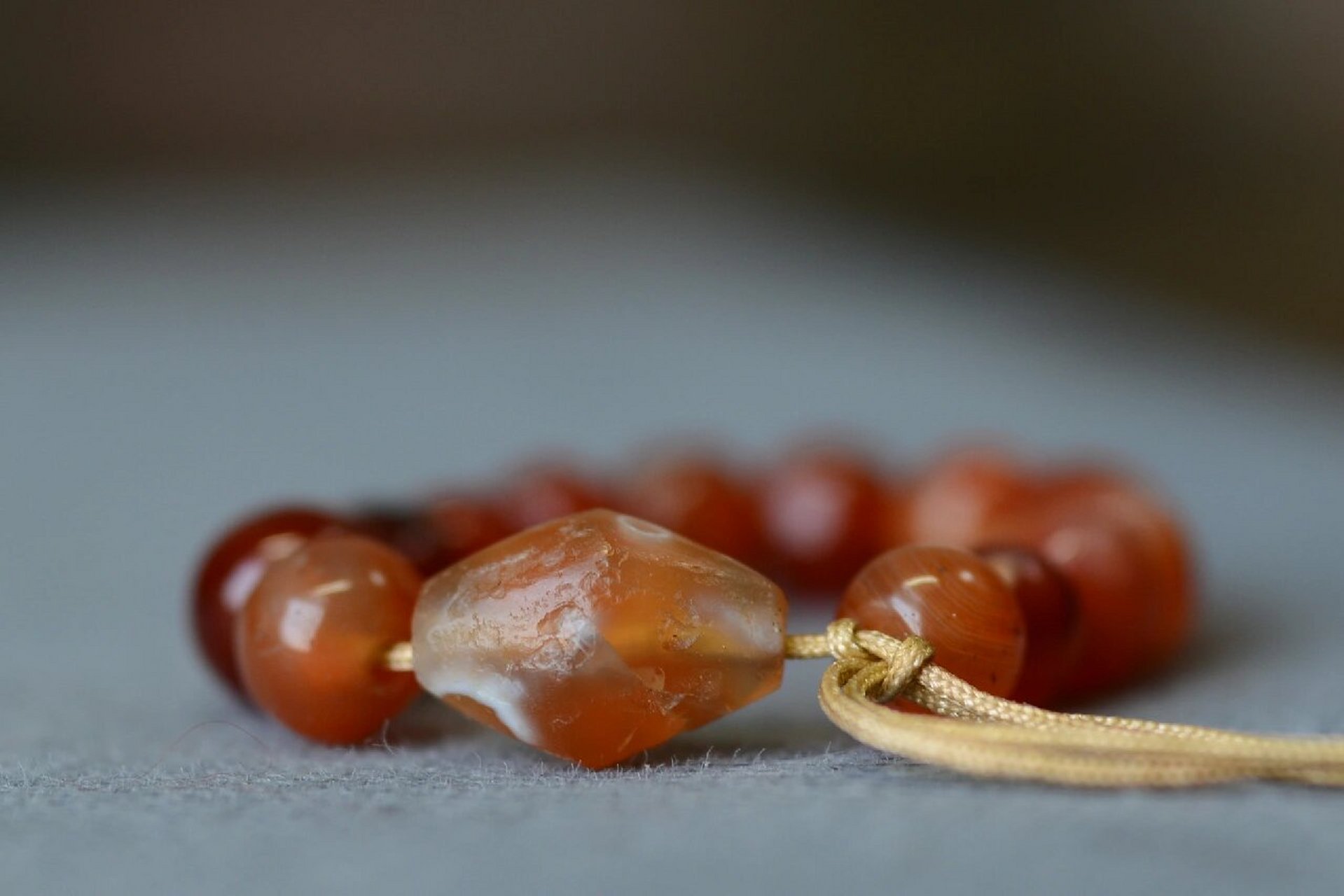 一串从辽金到清代都有的老玛瑙小珠子 #古董首饰# #玛瑙# #老玛瑙珠子