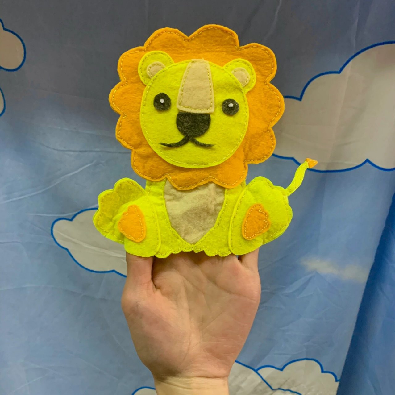 六一特辑 不织布手偶 超可爱的噢 很适合送给小朋友玩儿#不织布手工