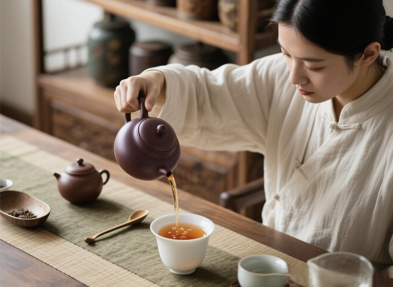 茶席时,我执一盏老丛水仙静坐