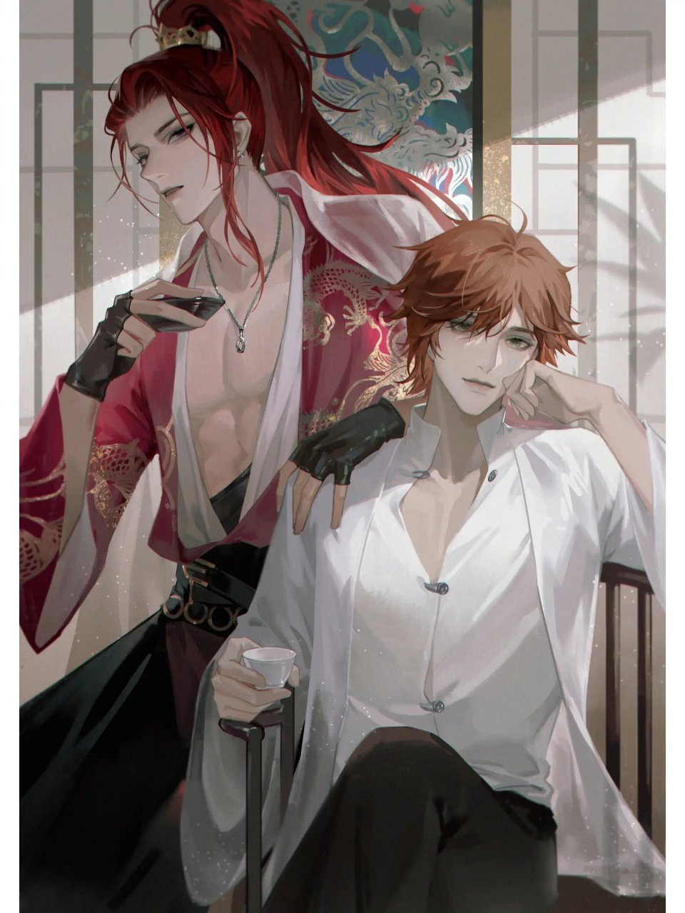 韩信李白 好帅好帅(喜欢自截) #塌圈# #塌圈宝宝# #同人图