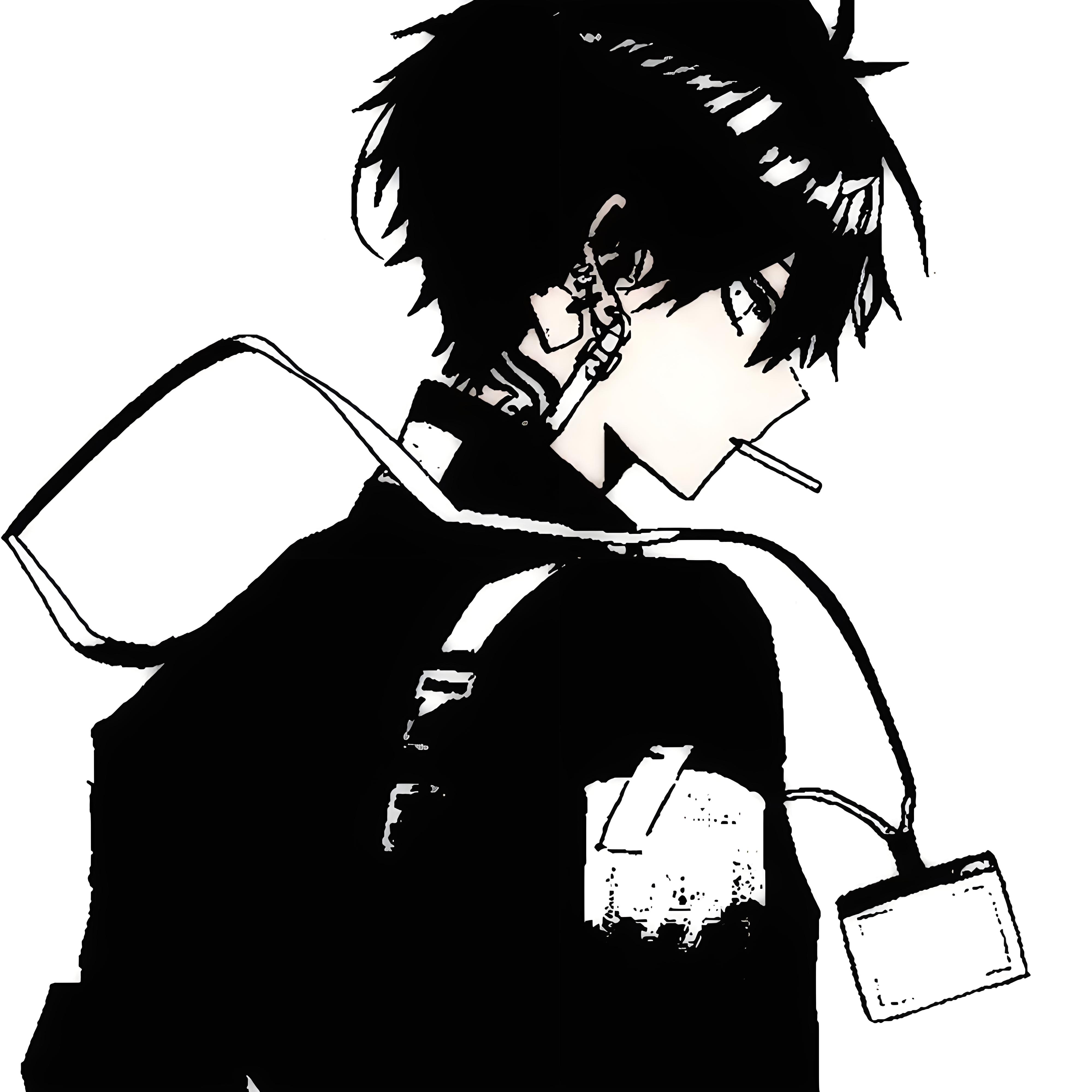 杀气十足的动漫头像男