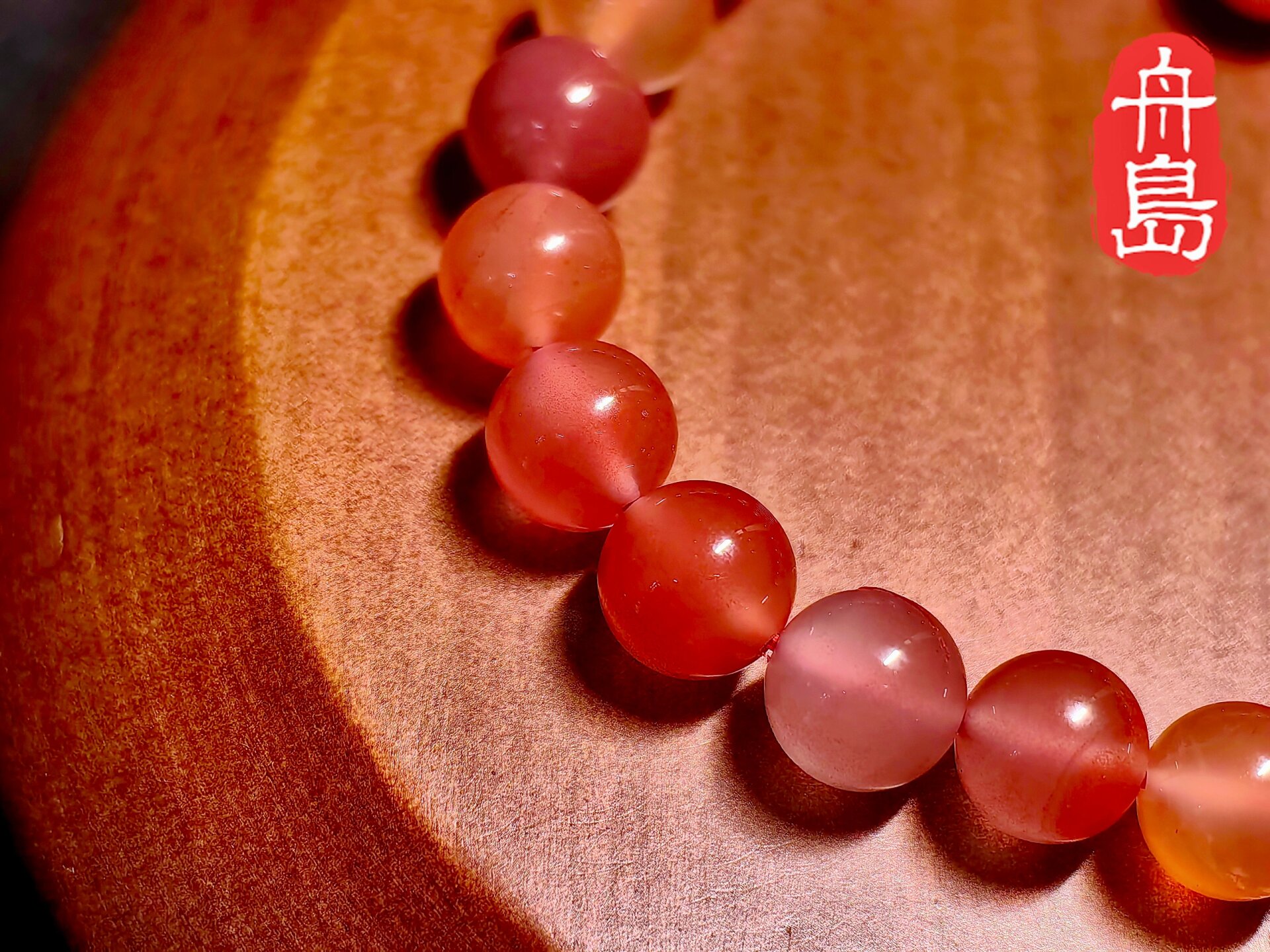 冰飘南红 ‖我心中的白月光手串