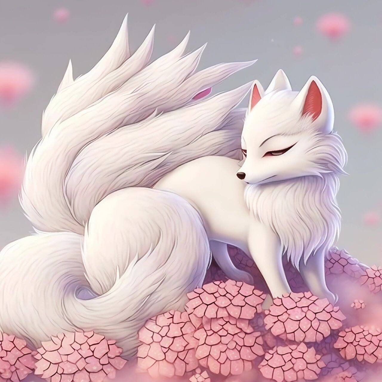 ai绘画"关键词"小狐仙 愿你遍历山河,觉得人间值得.