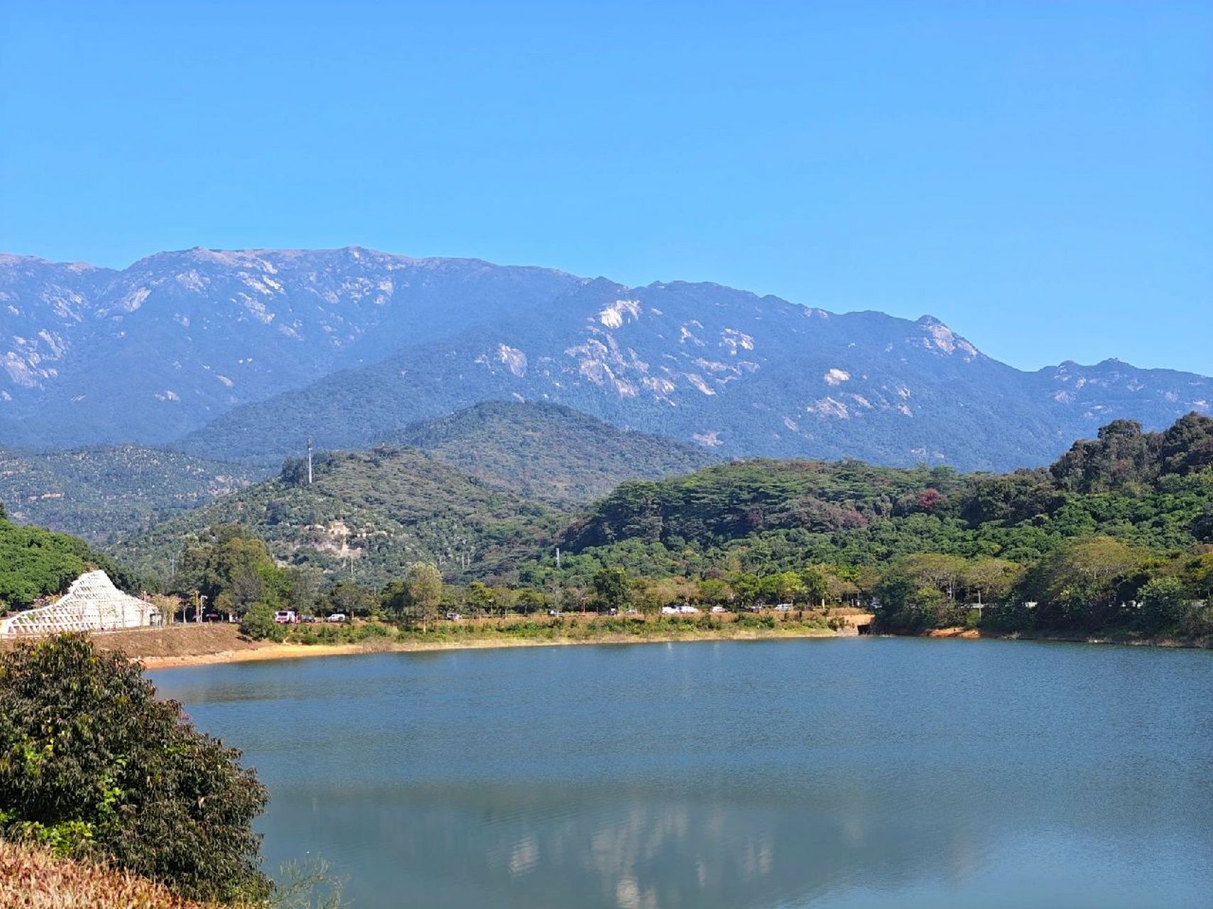 惠州博罗大洞水库 | 徒步骑行好去处 该水库有一条环湖绿道围绕着水库