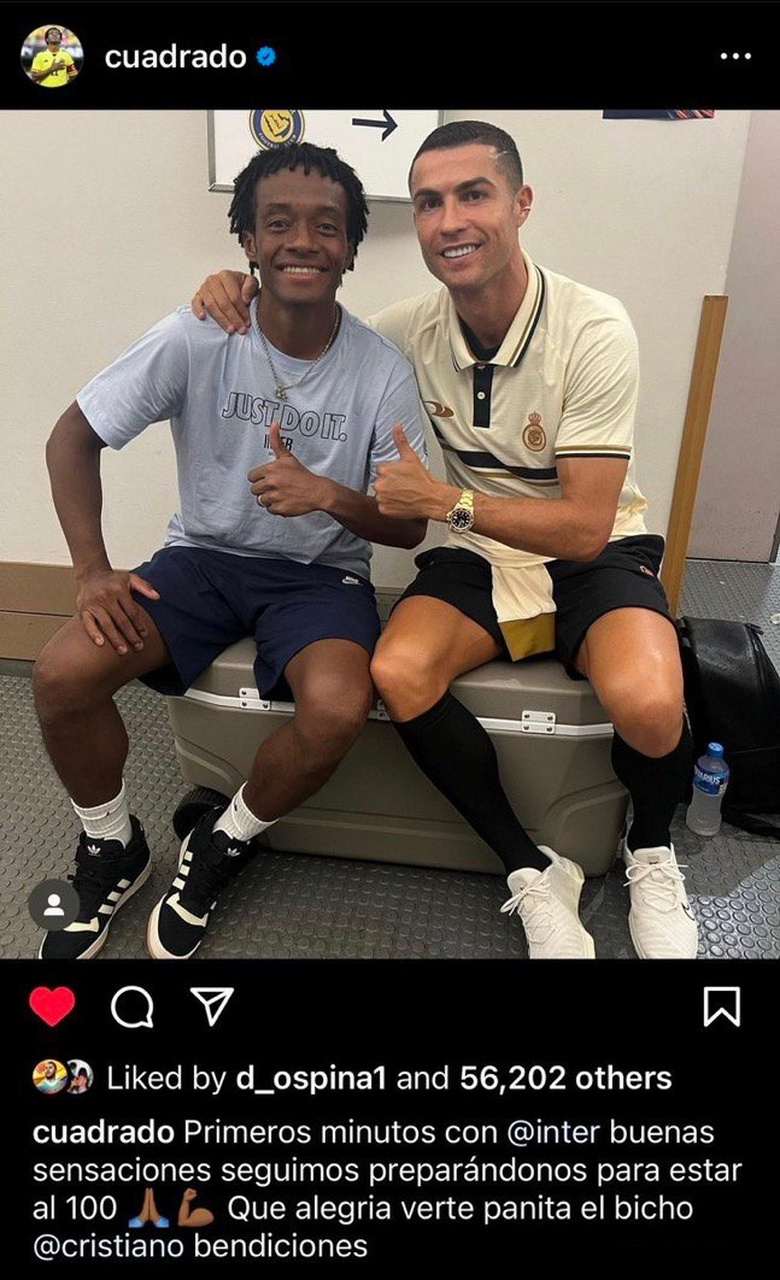 c罗#  夸德拉多ig: "很高兴见到你,你可真是个怪物"