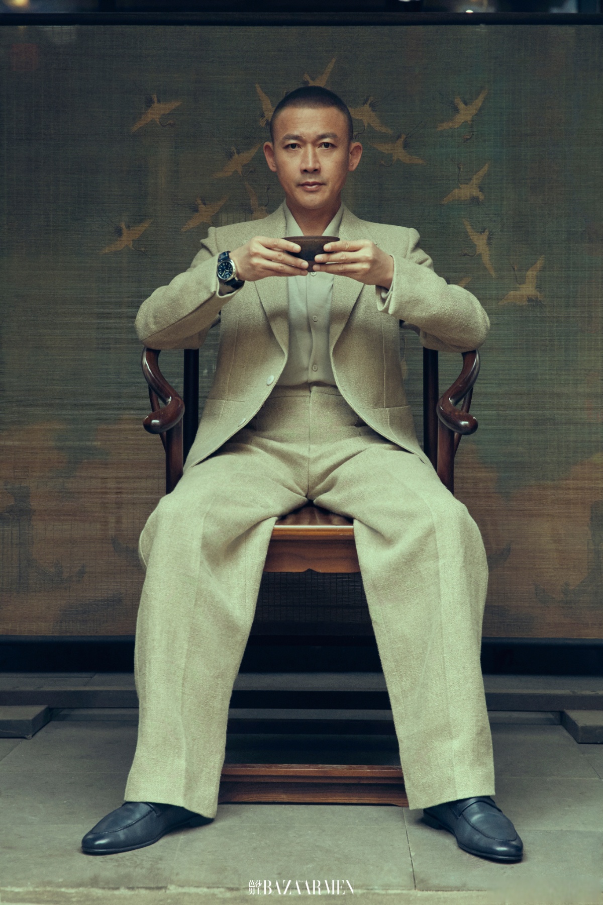 欢娱影视演员聂远 《芭莎男士》时尚大片今日释出