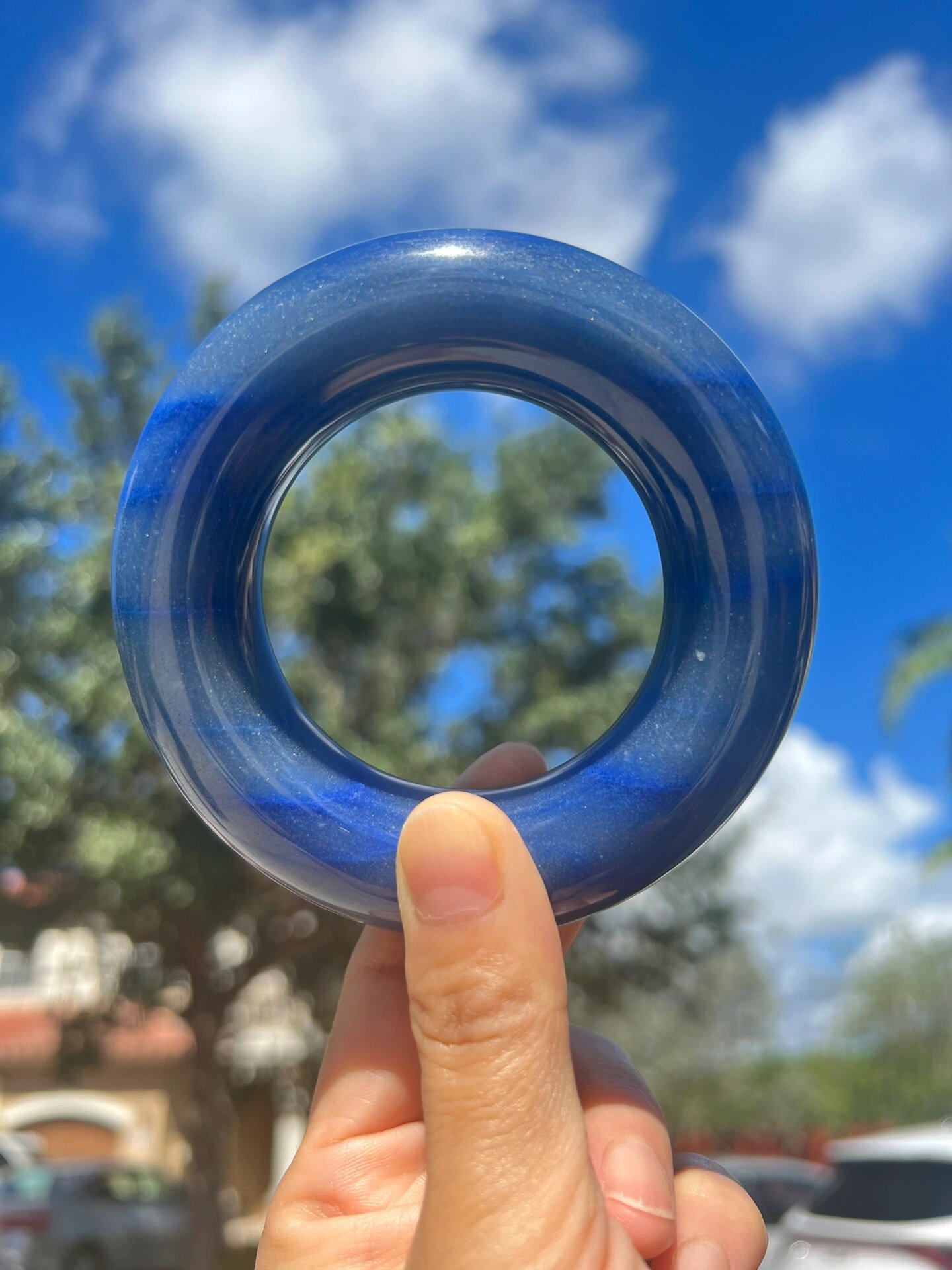 佘太翠大胖圆 蓝东陵 蓝色妖姬