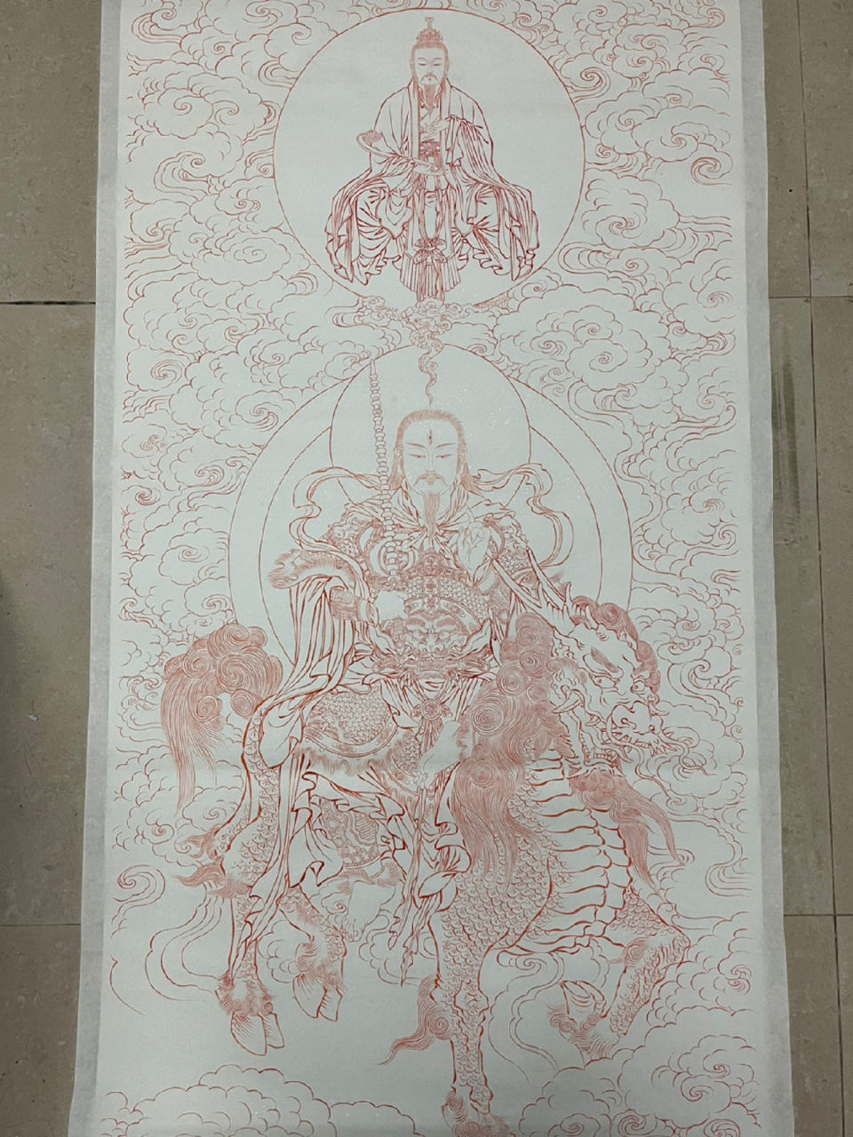 雷祖,左滑看细节 从新发一下这张画,和我笔记置顶是同一幅