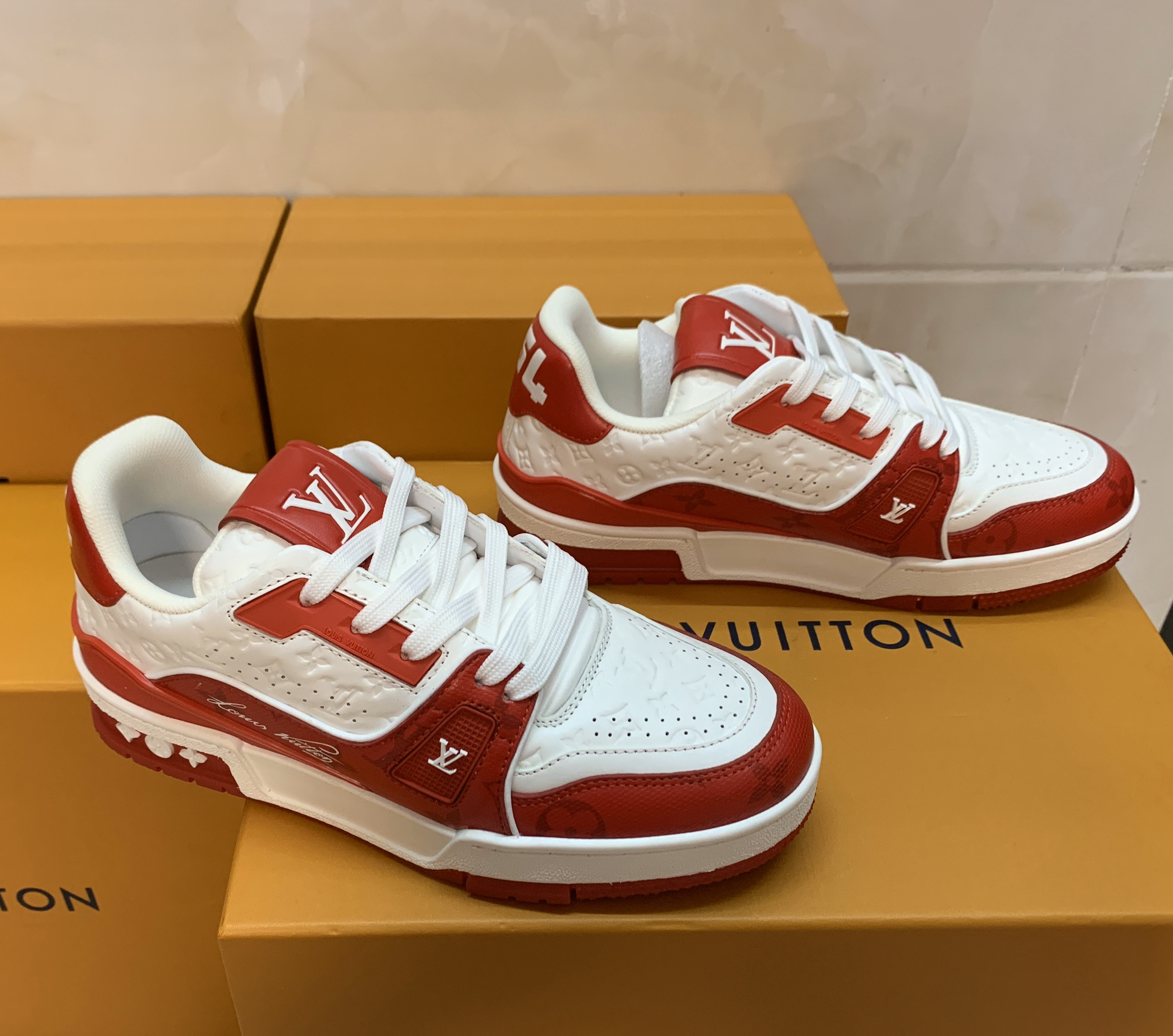 路易威登/lv女鞋新款trainer经典低帮运动鞋