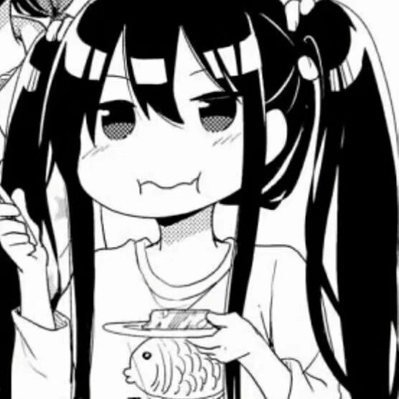 黑白女生动漫二次元头像 啊,紧着用吧,紧着用吧!