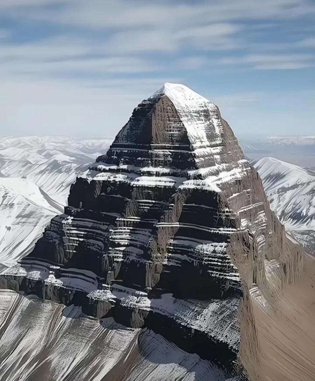 冈仁波齐,真正的神山之王,就是这个模样.