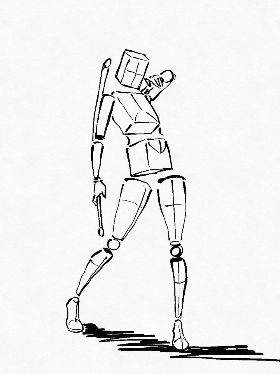 方块人动态练习       图片参考来源