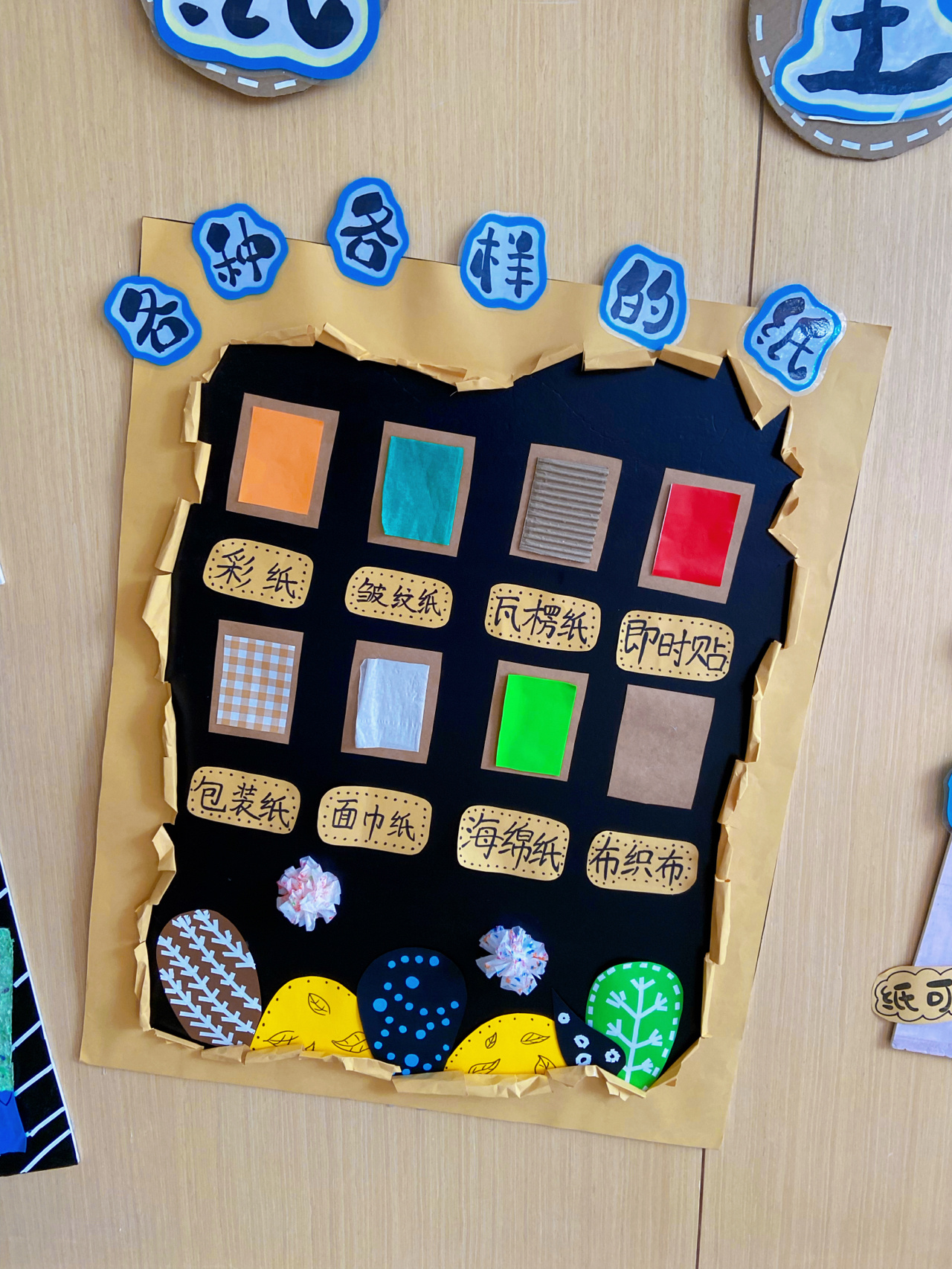 「中班环创」 走进纸王国 主题墙