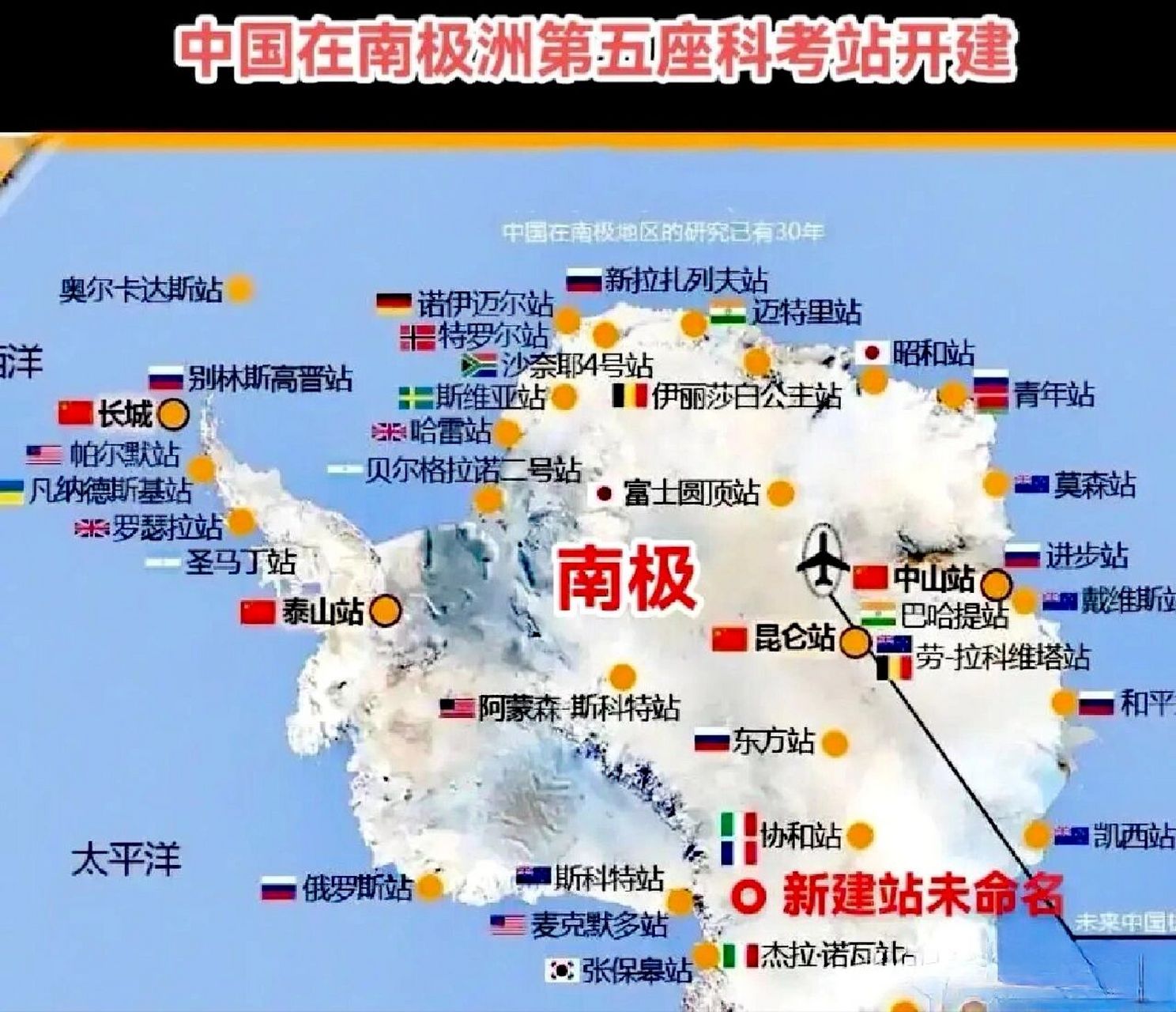 南极洲在七大洲中非常特殊,由于气候寒冷,这里并没有人类定居.