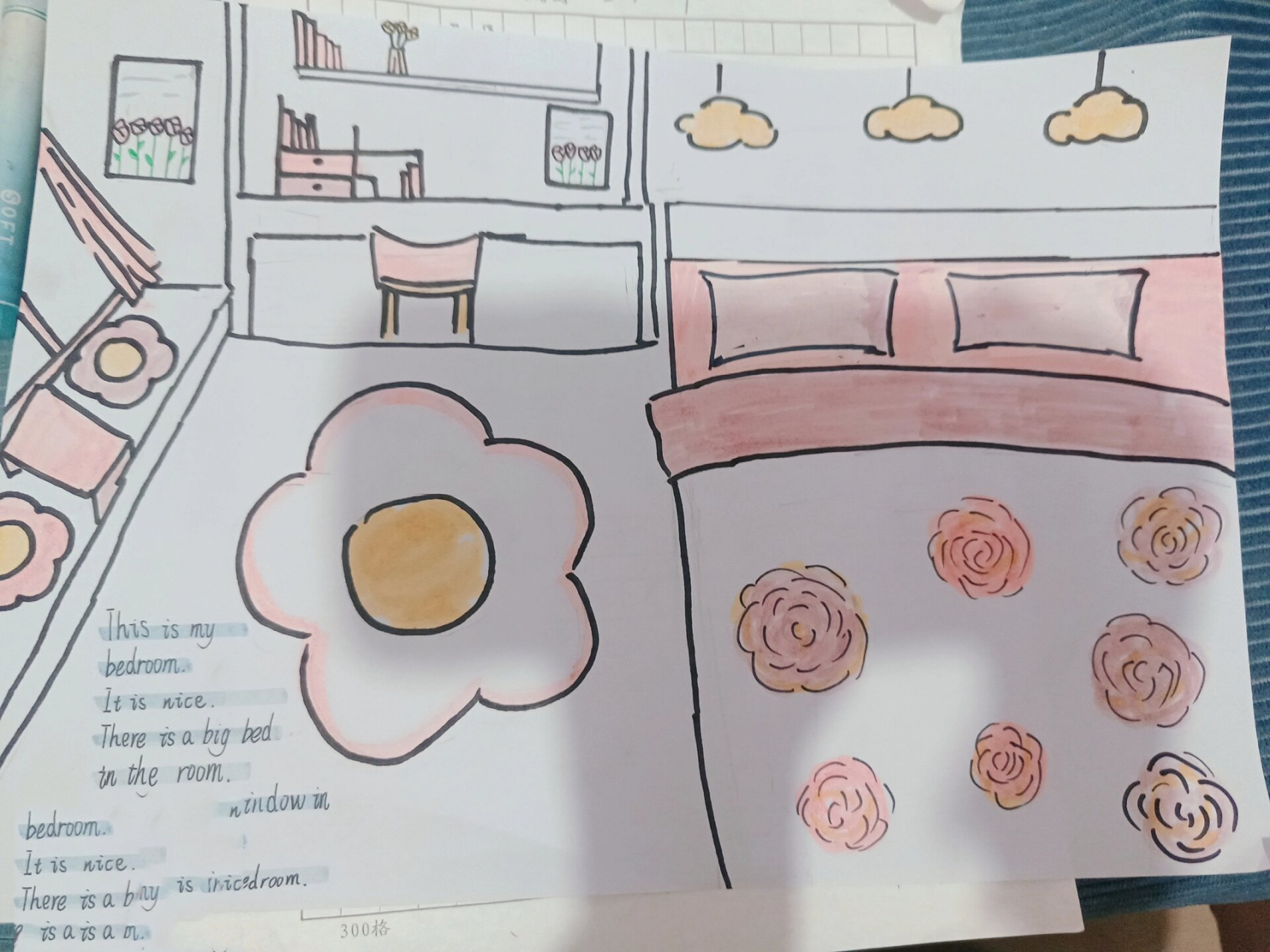 英语手抄报my     bedroom[害羞] 英语手抄报my     bedroom