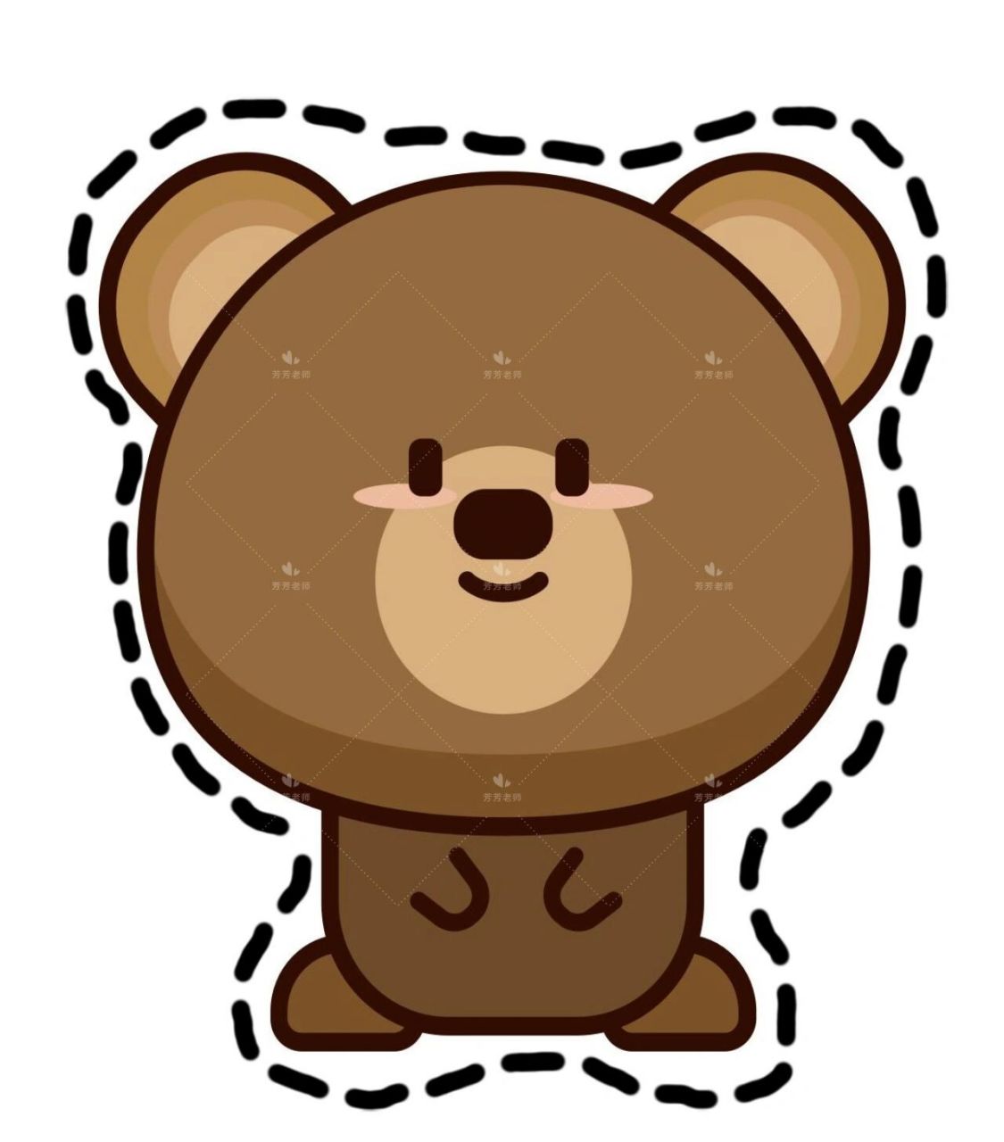 区域材料投放—趣味剪纸小动物剪一剪