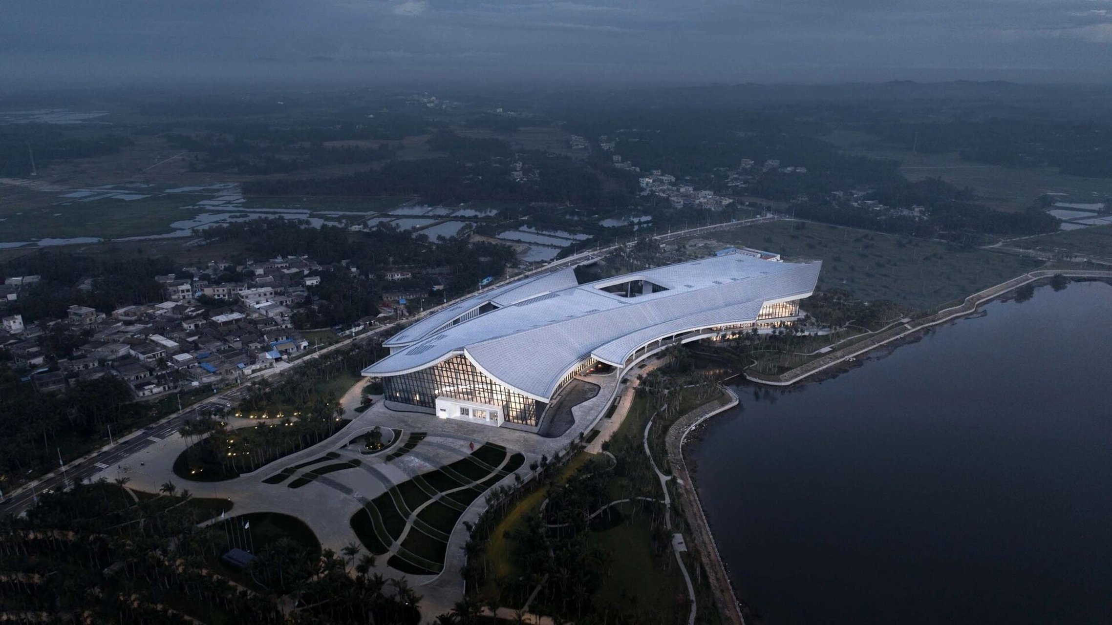 每日一例概念建筑:235 双坡曲面屋顶 概念建筑图鉴与辞典235 	 概念与