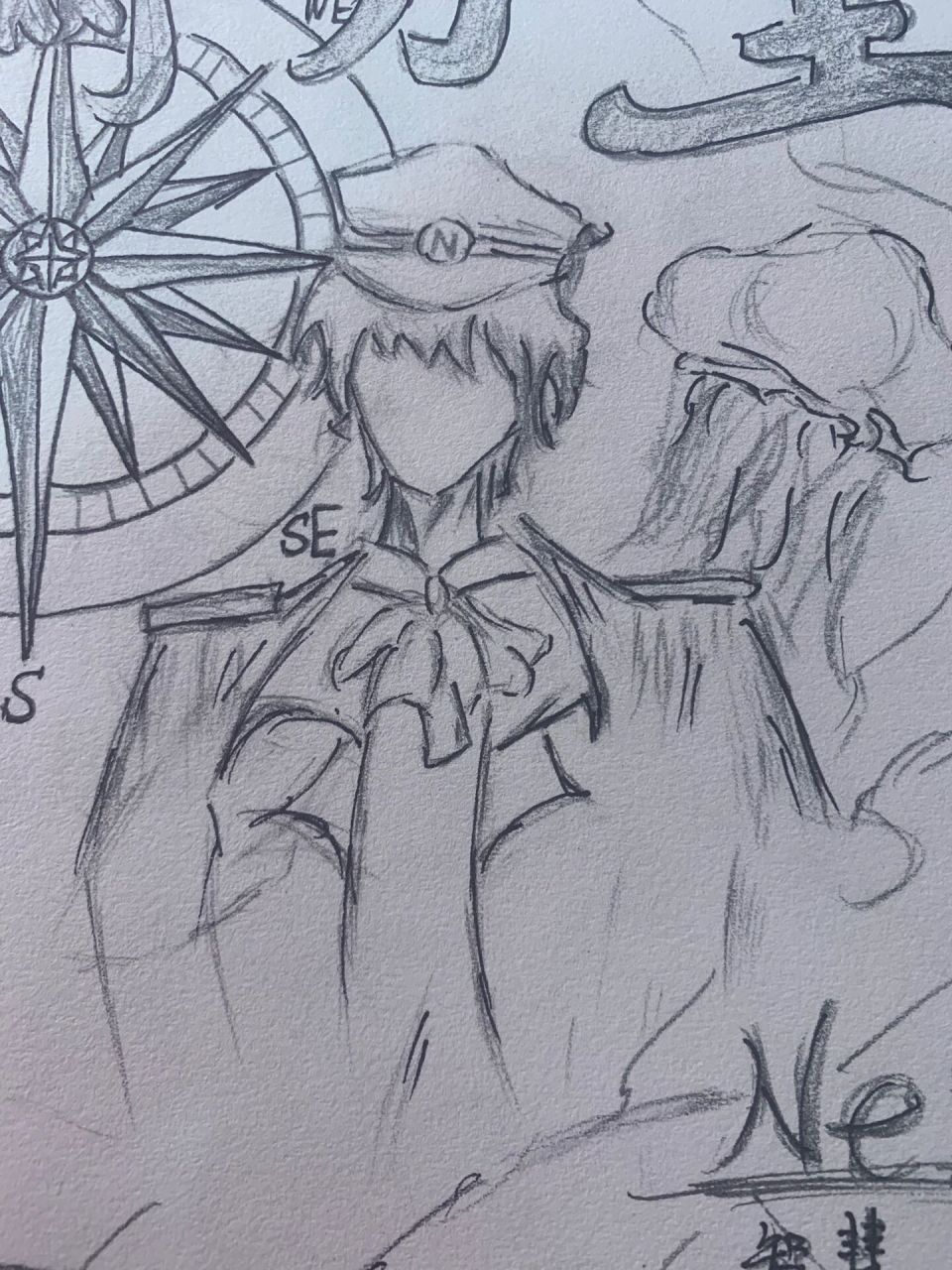 海底两万里 世界        肝了3h  仿照光遇虚荣军帽画的教授和船长 有