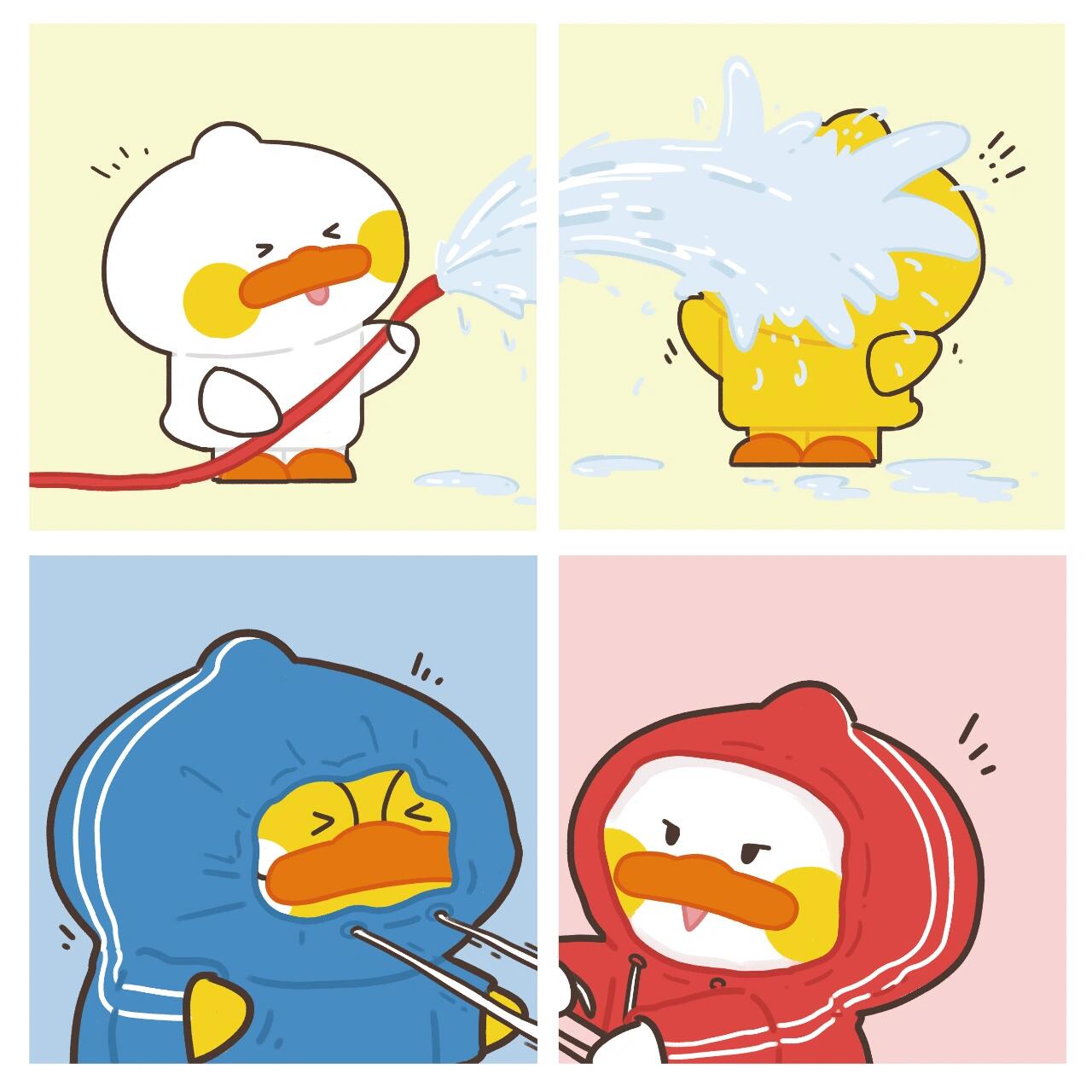 情侣头像|可爱的鸭鸭情侣头像7878