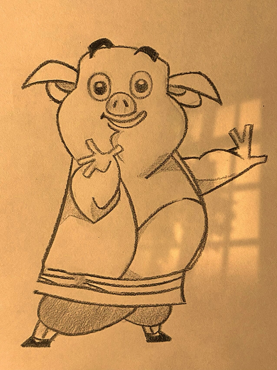猪八戒画画人物图片