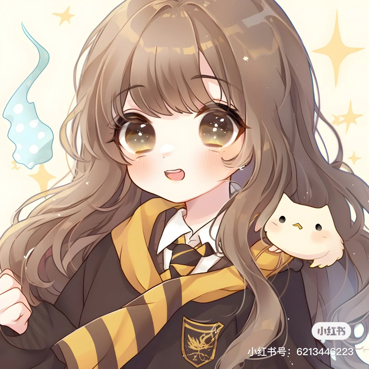 赫敏漫画版头像,它来咯