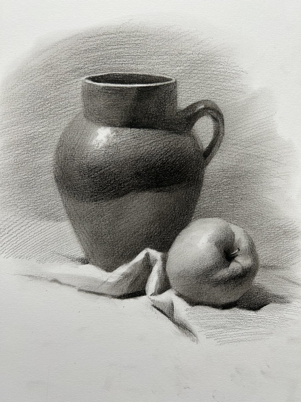 零基础学素描 静物简单组合 简单的静物组合,适合零基础或刚入门的