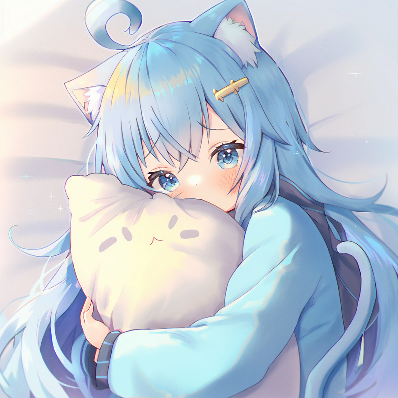 ai绘画|猫耳少女头像
