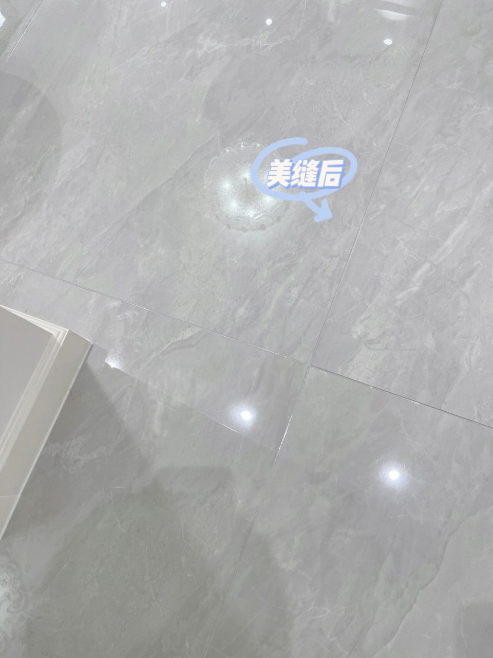 美缝没选贵族银太明智了03 95石云灰美缝真的绝了!