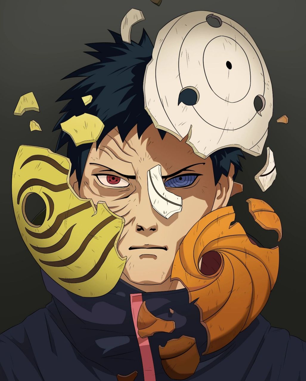 破面带土绘制步骤 神威难藏泪,入目皆是琳