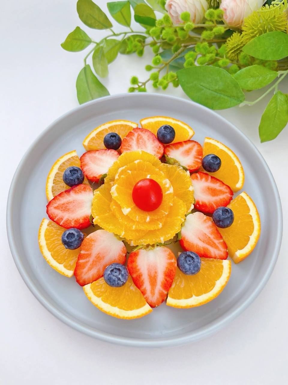 创意水果拼盘|节日氛围感满满橙子水果拼盘 弟弟超级爱吃橙子92,我