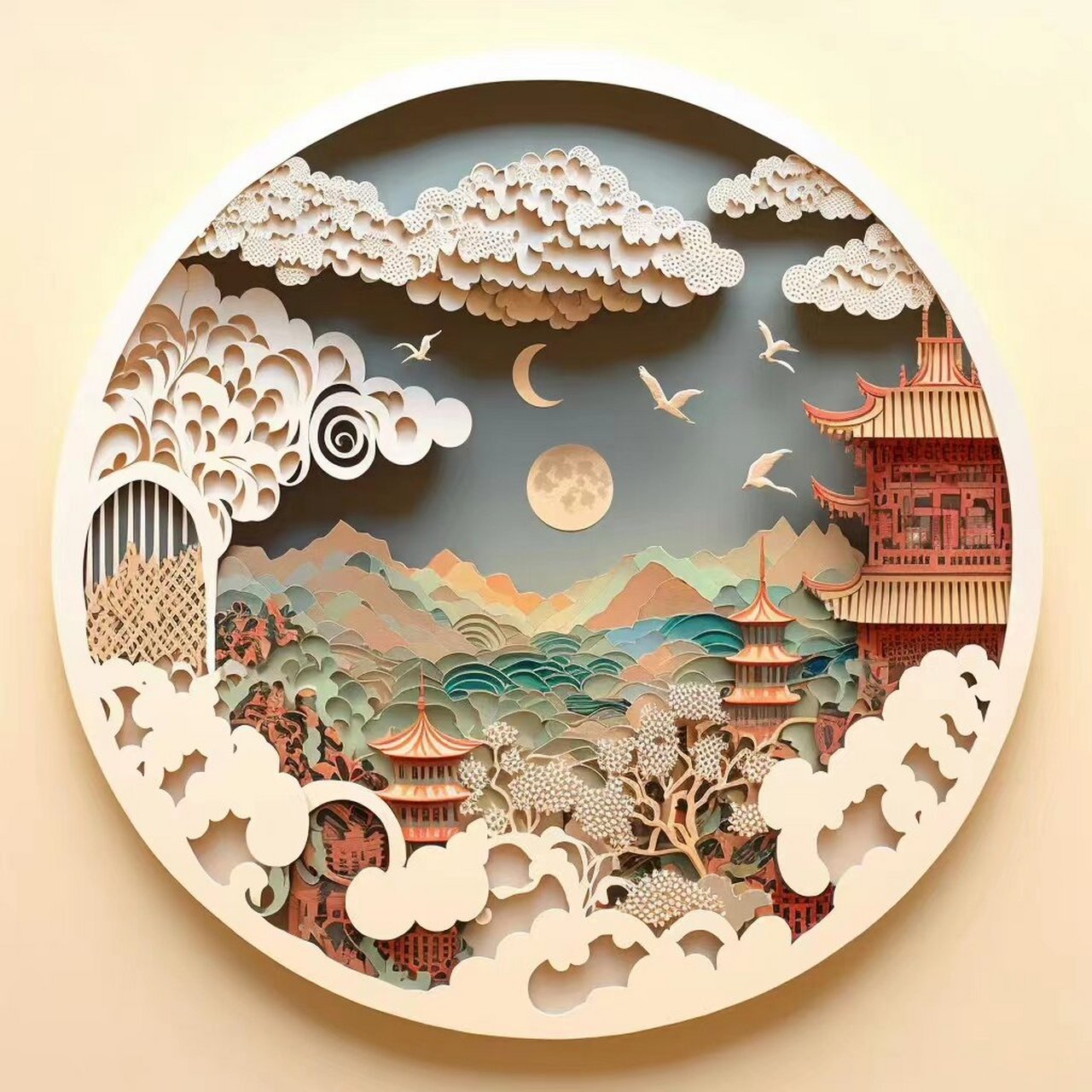 9215纸雕也被称作纸浮雕,起源于中国汉代,92虽然发展缓慢却从未