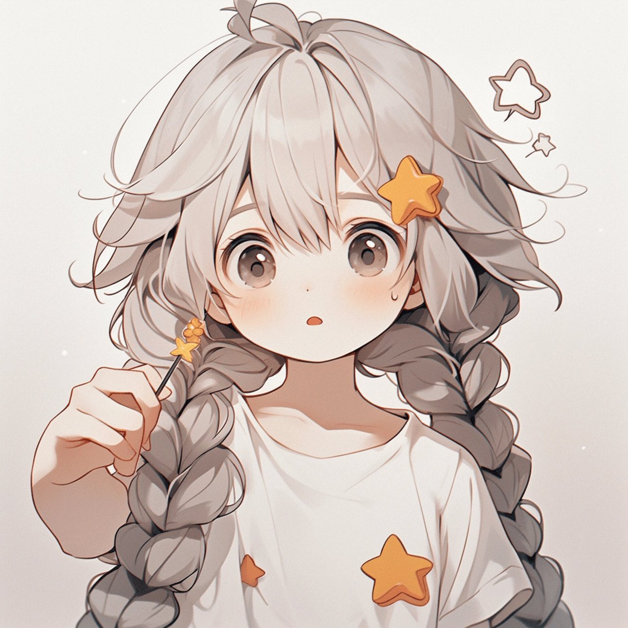 女生头像 | 摘星星的女孩