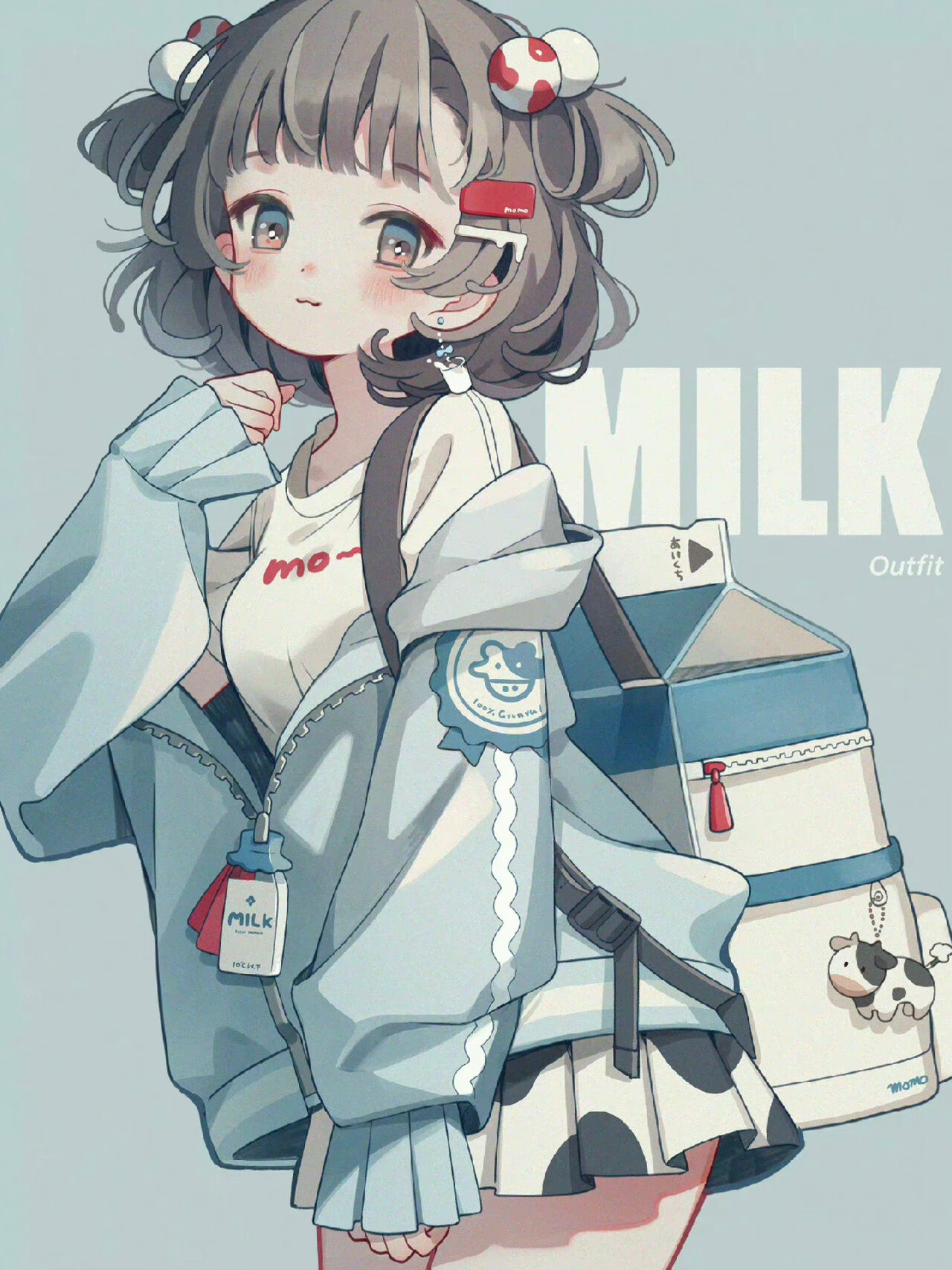 今日份插画推荐|一组甜美动漫女孩