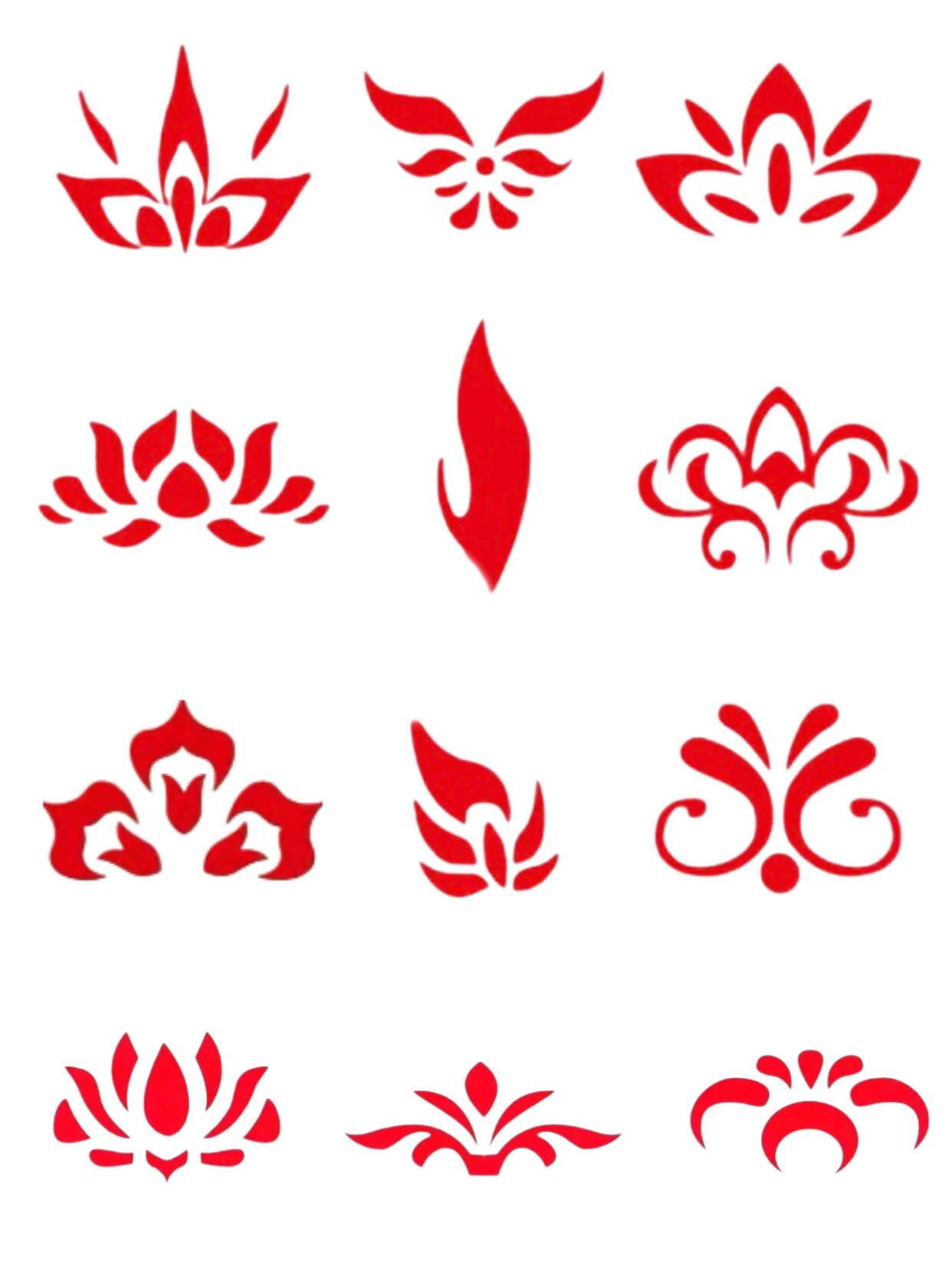 oc人狂喜系列之古风花钿合集