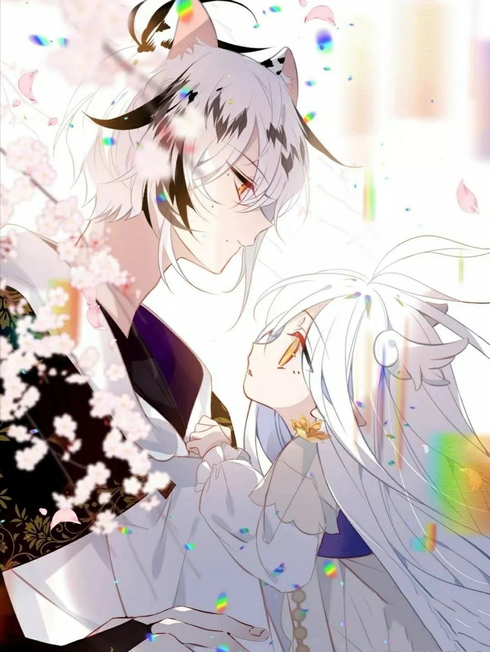 吾凰在上壁纸/头像 终究,白虎动了情 小白&小希 昨天因为有些宝贝们