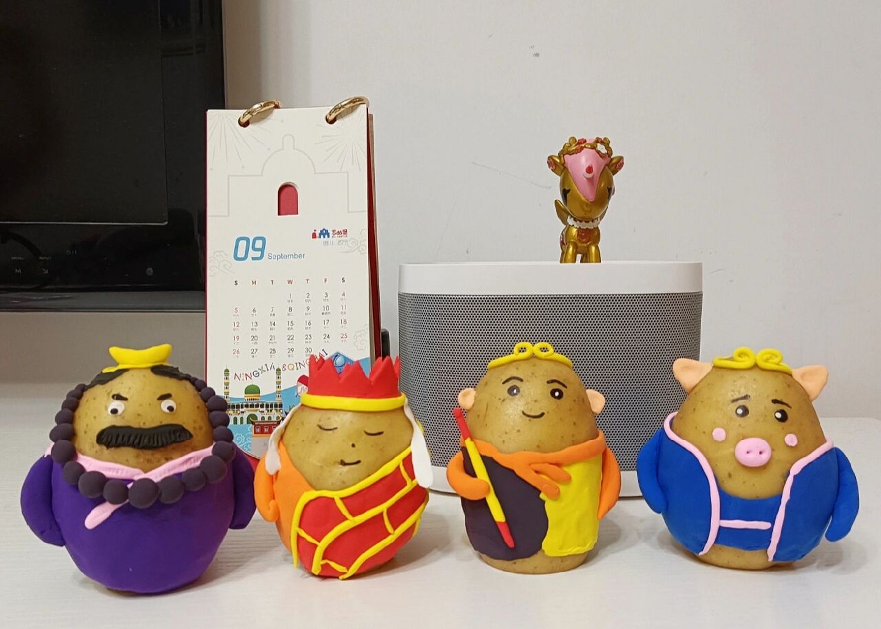 幼儿园手工---土豆变形记 《土豆变形记》7915  《西游记》 土豆