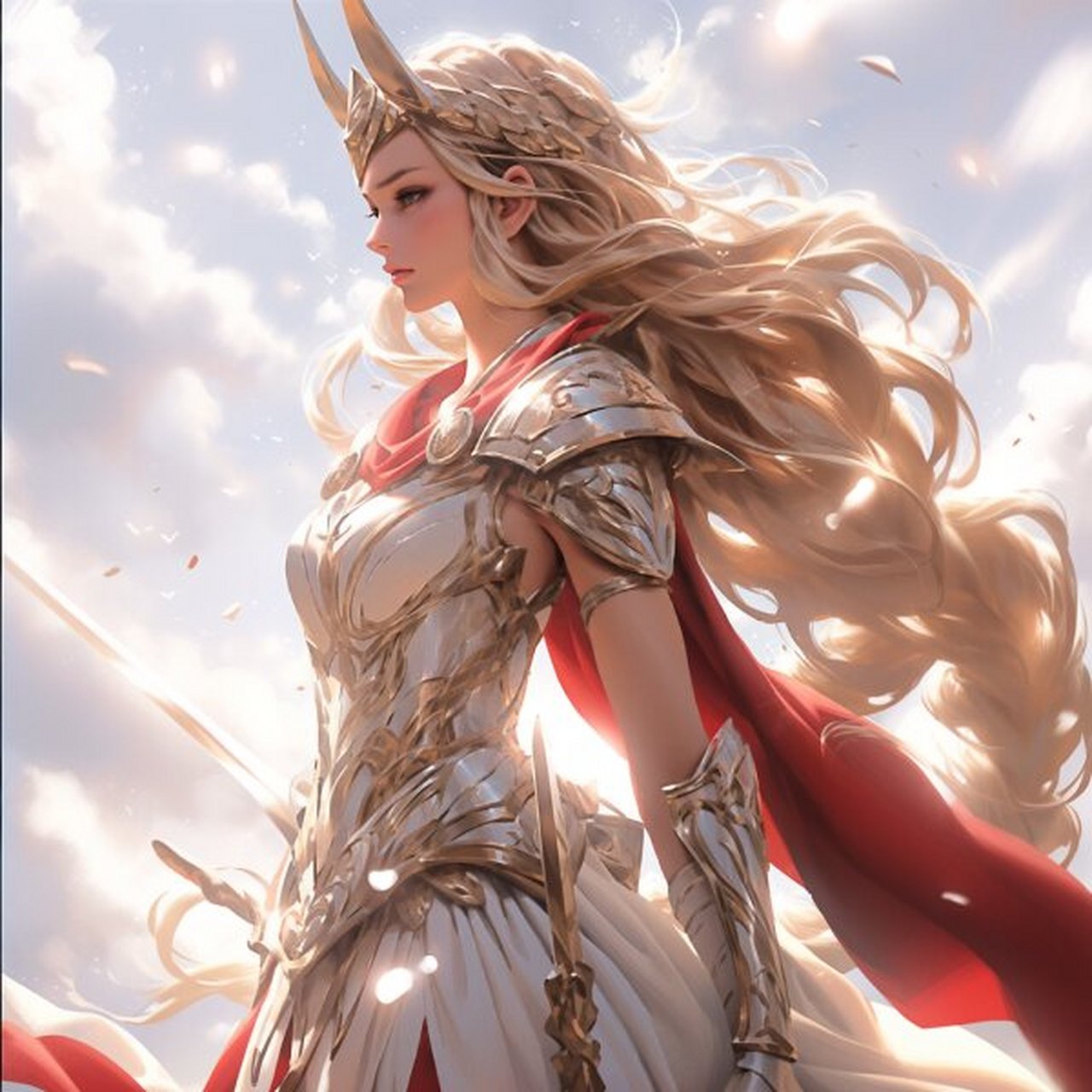 ai 超清原画  炸裂! 收徒有偿 今日分享: 持剑天使 每天一更