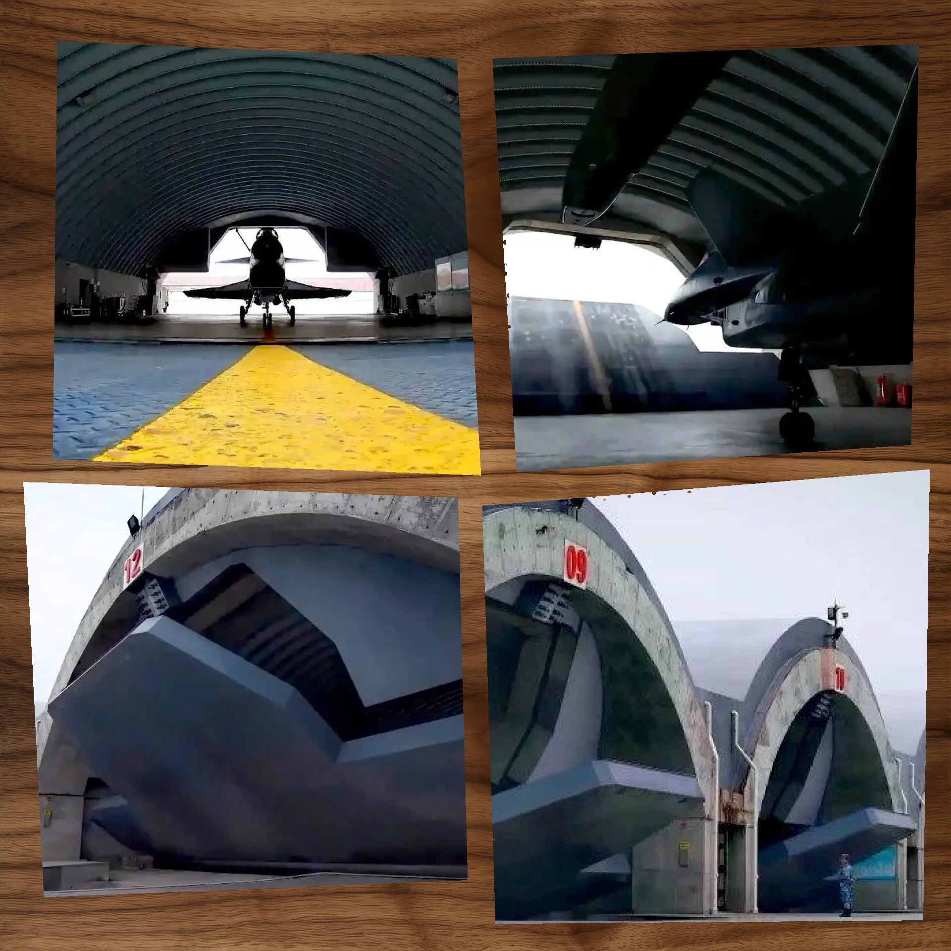 歼-10战机 强化防护机库 🎯