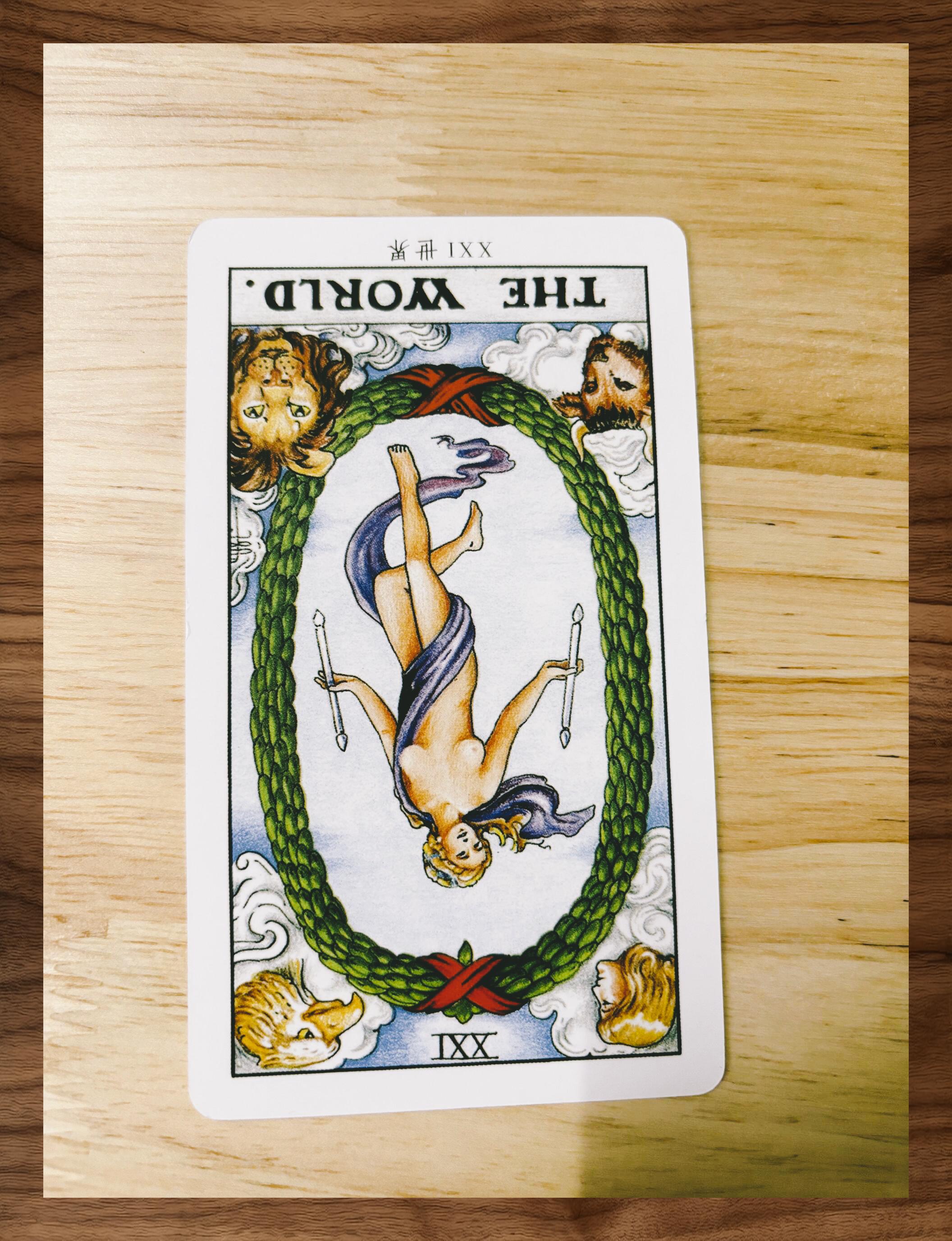 塔罗日运揭秘:世界牌逆位解析 🌪️