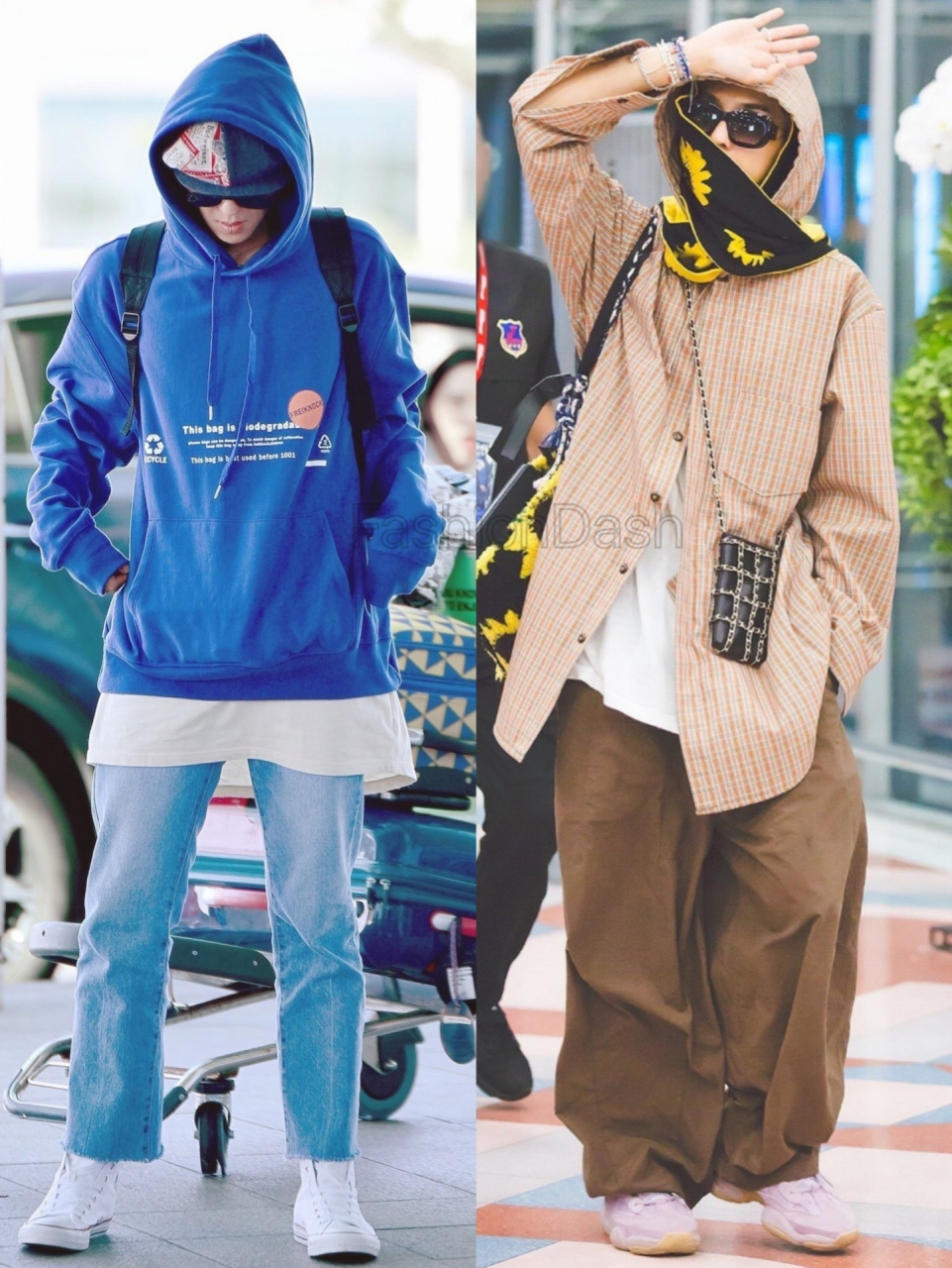 宋旻浩机场街拍合辑,会穿的麻浦小伙!